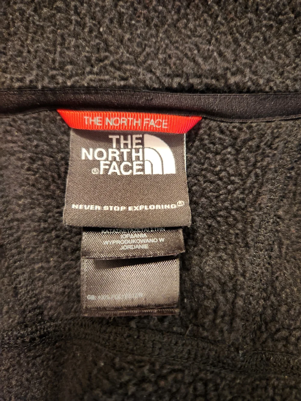 The North Face Black Full-Zip Fleece Jacket men's L